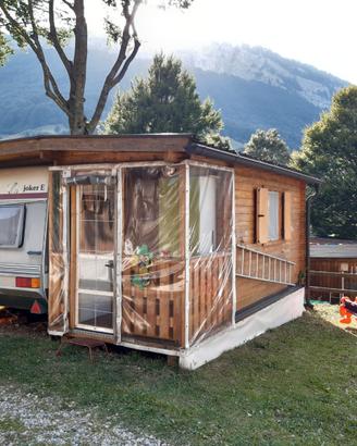 Roulotte stanziale con preingresso