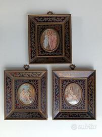 Antico trittico STILE BOULLE