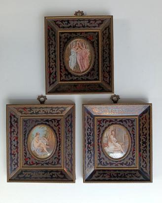 Antico trittico STILE BOULLE