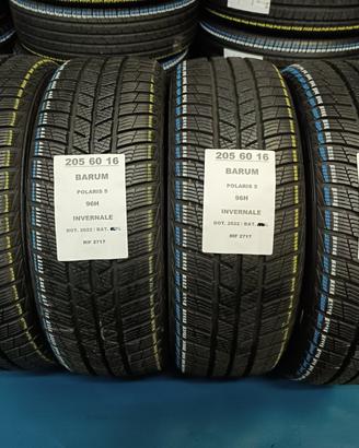 4 GOMME 205 60 16 BARUM INV 100% RIF2717