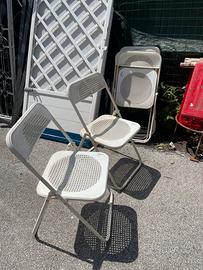 7 sedie chiudibili grand soleil vintage 130€ tutte