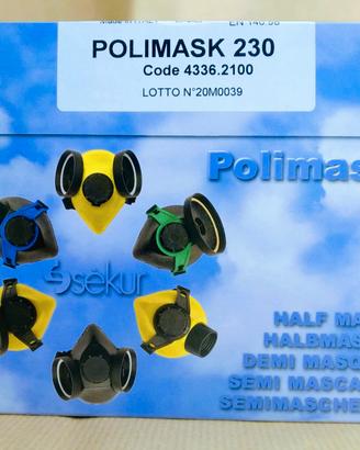 Maschera da carrozziere con filtro Polymask 230