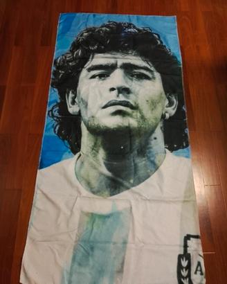 Asciugamano spiaggia Maradona nuovo