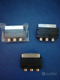 3 Adattatori presa scart audio/video