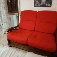 Divano in legno 2 posti 