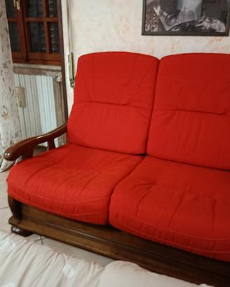 Divano in legno 2 posti 