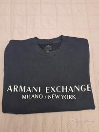 Felpa uomo blu Armani Exchange tg S