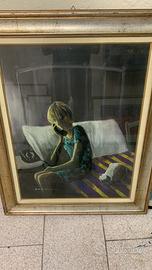 QUADRO OLIO SU TELA ELIANO FANTUZZI