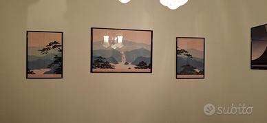 Quadri con stampe cornici e vetro