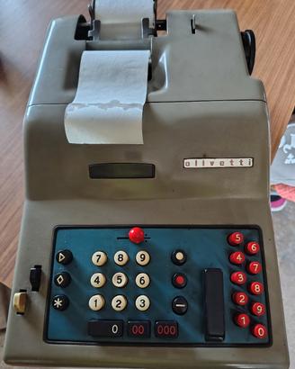 Calcolatrice elettrica scrivente Olivetti Divisumm