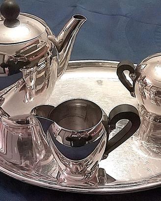 Set Bombé Alfra Alessi met. Argentato Anni '40/’50
