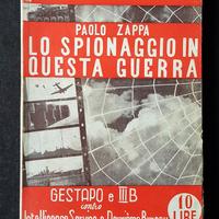 LO SPIONAGGIO IN QUESTA GUERRA - Paolo Zappa