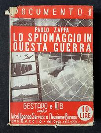 LO SPIONAGGIO IN QUESTA GUERRA - Paolo Zappa