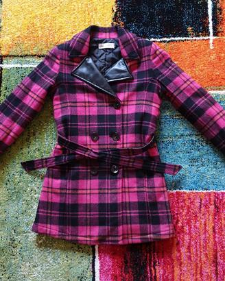 Cappotto in lana,scozzese,by PARROT,Tg.8 anni