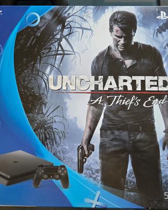 PS4 slim con 2 Controller, microfono e 2 Games