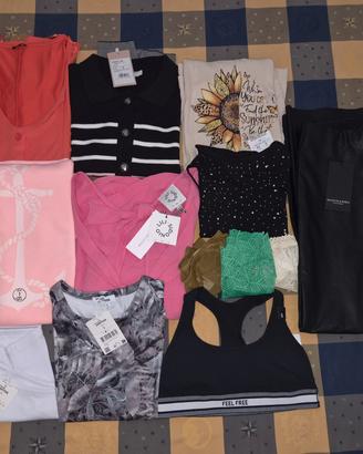 Lotto abigliamento Nuovo  donna  S varie marche 
