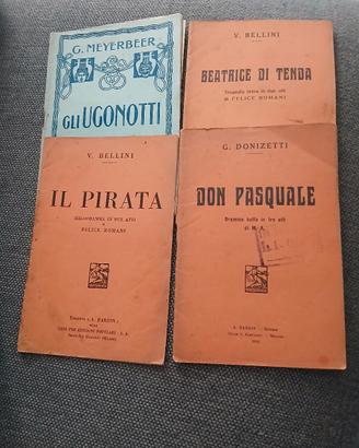 Lotto 4 Libretti Opera d'epoca (Anni '30) -Bairon