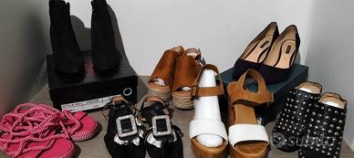 Set scarpe donna 38 varie marche e modelli 