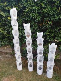 vasi verticali per orto o giardinaggio