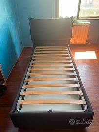 Letto singolo Ikea con contenitore