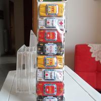 Latta made Japan-Set di mini TAXI-Police-Ambulance