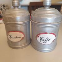 Barattoli per zucchero e caffè