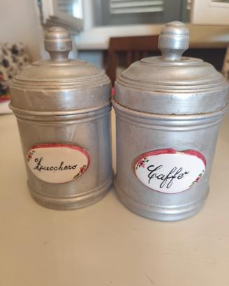 Barattoli per zucchero e caffè
