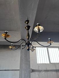 Lampadario con applique