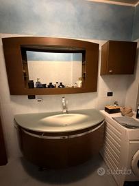 Mobile bagno completo Serie Calla – Rovere Moro
