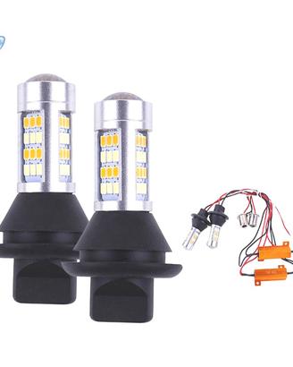 2 LAMPADE DRL BIANCHE FRECCIA A LED BAU15S