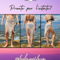 Gonna pareo boho fatta a mano