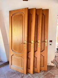 Porte interne in legno massello