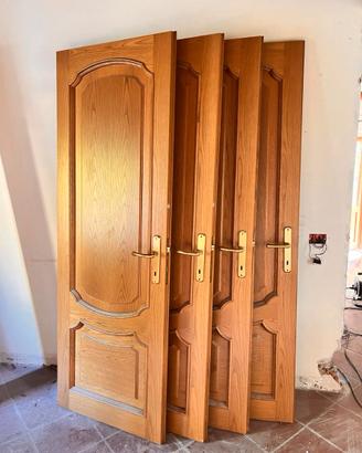 Porte interne in legno massello