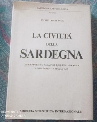 La civiltà della Sardegna Zervos raro libro 1980