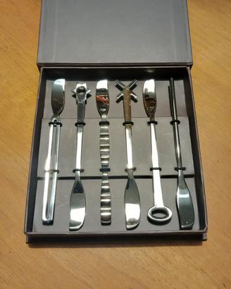 Set di 6 cucchiaini Sambonet in acciaio inox 