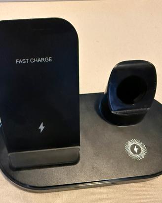 Caricabatterie wireless 3 in 1 per Apple