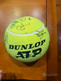 Palla tennis dunlop grande firmata