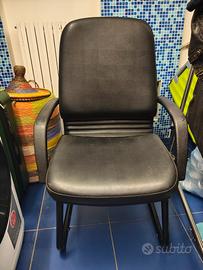 Poltrona da ufficio sedia pelle 