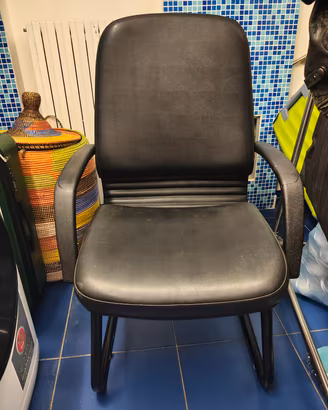 Poltrona da ufficio sedia pelle 
