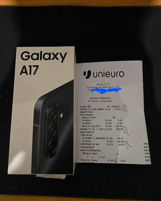 Samsung Galaxy A17 128GB Black – NUOVO SIGILLATO