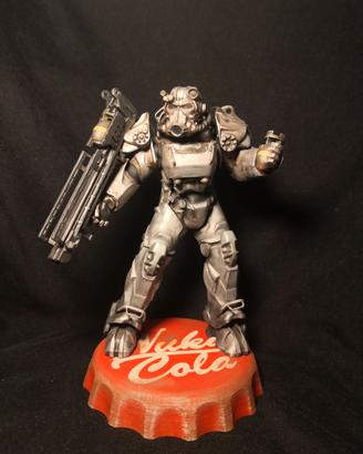 Power Armor T-60 Fallout statuetta in resina