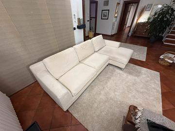 Divano 4 posti tessuto con