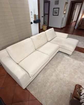 Divano 4 posti tessuto con