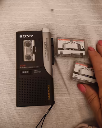 registratore Sony M-535V Microcassette-Corder.