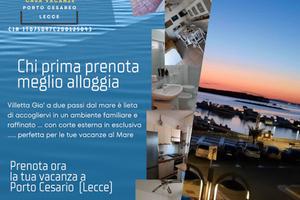Casa vacanze Porto Cesareo Lecce dal 29 agosto