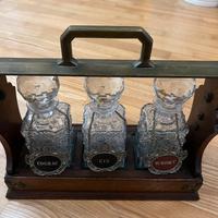 Antico Betjemann Tantalus London porta liquori