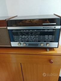 radio giradischi radiomarelli d'epoca a valvole 