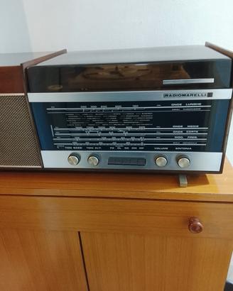 radio giradischi radiomarelli d'epoca a valvole 