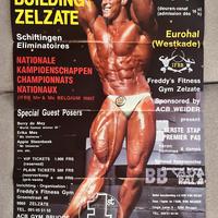 Poster Bodybuilding Zelzate IFBB Mr & Ms Belgio 86