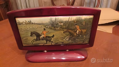 Portasigarette ceramica mogano